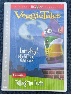 VeggieTales Larry Boy! Fib From Outer Space DVD Lesson Telling Truth (Big Idea)